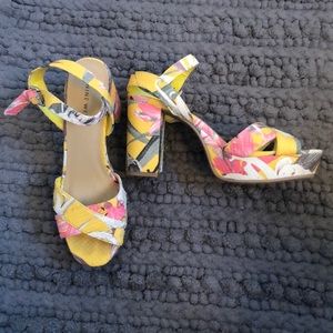 Nine West chunky heels